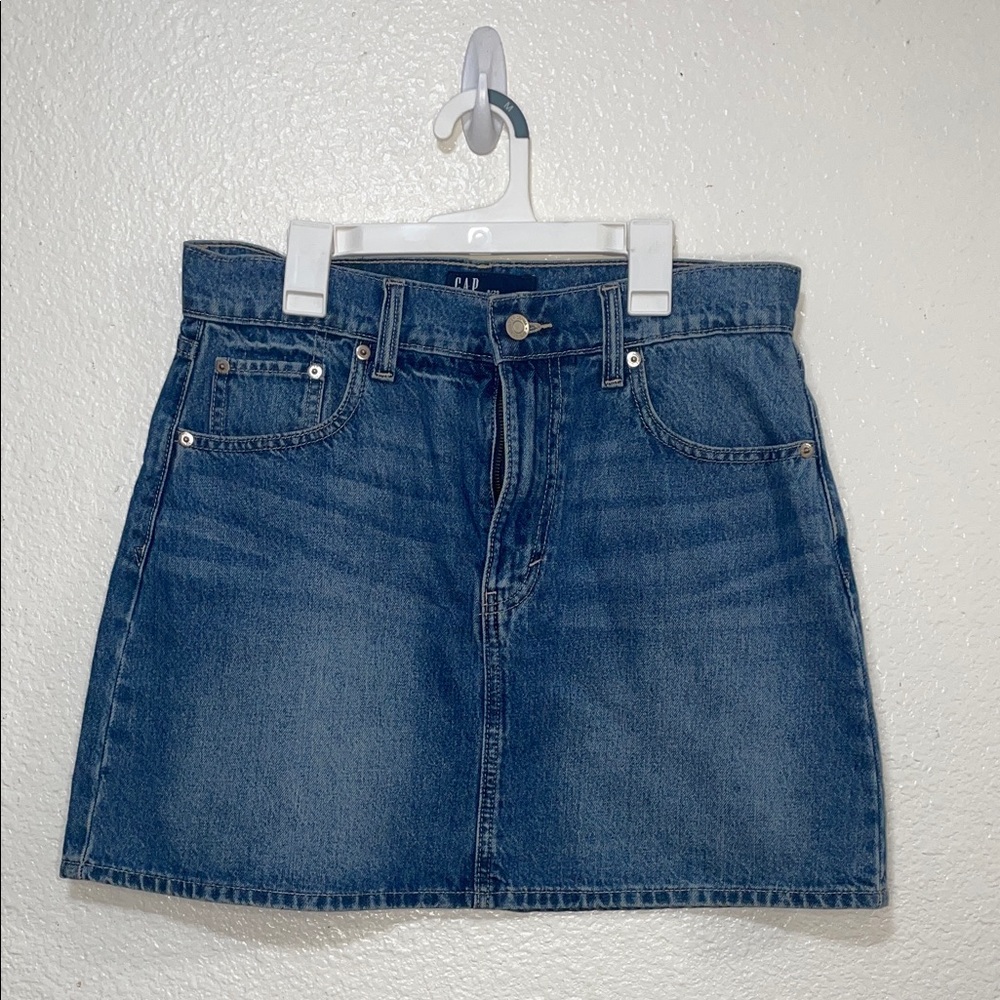 GAP Classic Blue Denim Mini Skirt